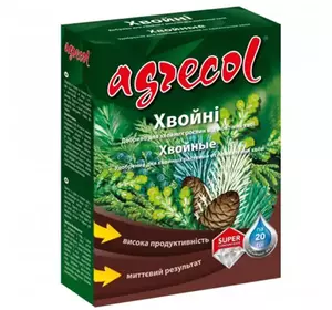 Мінеральне добриво для хвойних від пожовтіння Agrecol / Агрекол, 250 г