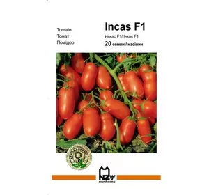 Насіння томату Інкас F1 (Nunhens/ Агропак) 20 сем — ранній, червоний, детермінантний, сливка