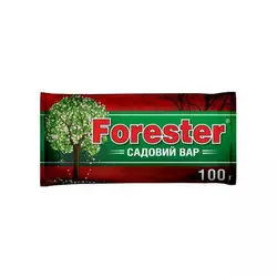 Садовий вар Форестер/ FORESTER, 100 гр — засіб (замазка) для загоєння ран на гілках та корі дерев