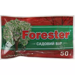 Садовий вар Форестер/ FORESTER, 50 гр — засіб (замазка) для загоєння ран на гілках та корі дерев