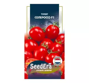 Насіння томату Солероссо F1, 20 насінин — ультраранній, червоний, детермінантний, круглий, SeedEra