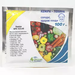 Кеміра – Лохина NPK 10-5-40, 100 г — солодкі та здорові плоди