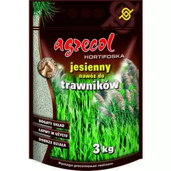 Agrecol/Агрекол, 3 кг — осіннє фосфорно-каляне добриво для газонів