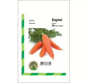 Насіння моркви Каріні 20 г (Бейо/Bejo) — раннє сортування (100 днів), тип Курода
