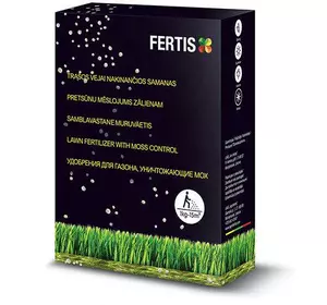 Мінеральне добриво Фертіс NPK 15-0-0+Fe, 1 кг — для знищення моху на газонах