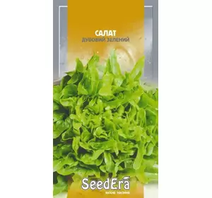 Насіння салату Дубовий лист, 1 г — зелений, листового типу, SeedEra