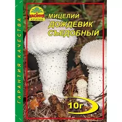 Міцелій гриба Дощовик їстівний, 10 г