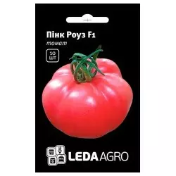 Насіння томату Пінк роуз F1, 10 насінин — високорослий, рожевий, Leda Agro