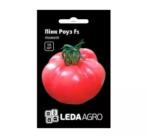 Насіння томату Пінк роуз F1, 10 насінин — високорослий, рожевий, Leda Agro