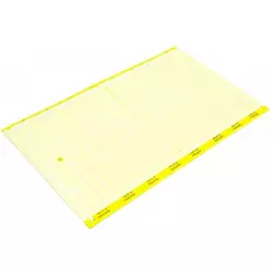 Моніторингова пастка для відлову комах в теплицях Russell IPM Large Yellow Glue Boards 40х25 см, 10 шт.