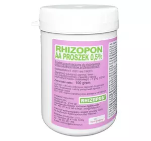 Ризопон рожевий/Rhizopon Powder АA (0,5%) вкорінювач, 100 г — найкращий укорінювач для рослин Rhizopon BV