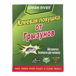 Грін рівер / Green River клейова пастка від гризунів, велика — безпечний засіб