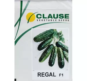 Регал F1 насіння огірка, 10 г — бджолинозапальний, ультраранний гібрид (45-48 днів) Clause