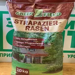 Трава газонна Greenfield Stapazierrasen стійка проти витапування, 10 кг