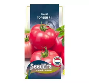 Насіння томату Торбей F1, 10 сем — середньоранній (70-75 днів), рожевий, детермин, круглий, SeedEra