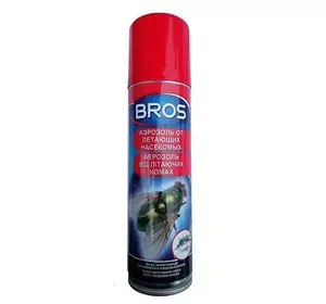 Брос/ BROS аерозоль від літаючих комах, 400 мл — для боротьби з мухами та одежної міллю в приміщеннях